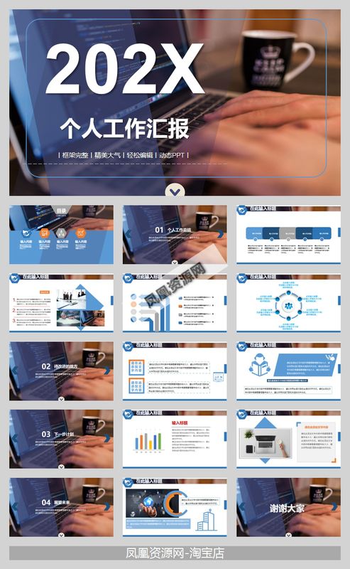 精美大气个人工作汇报